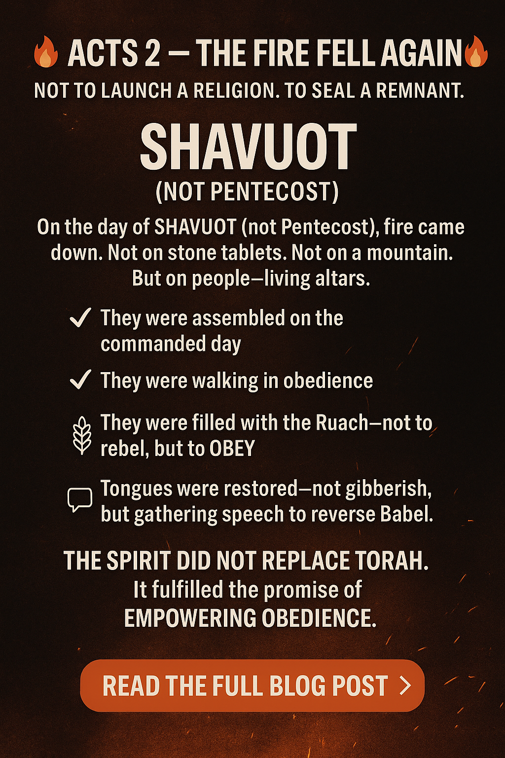 Shavout - Acts 2